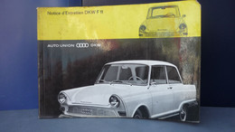 Auto Union ( Audi ) / DKW F11  - Notice D'entretien - 1964 - 70 Pages - Auto