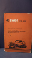 Skoda 440 - 445 / Tchecoslovaquie - Notice D'entretien - 4 Languages / 4 Langues  - 1958 - 250 Pages - Cars
