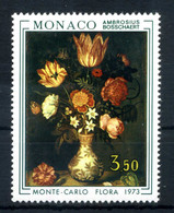 1973 MONACO SET MNH ** 916 Flowers, Flora, Fiori, Esposizione Internazionale Di Montecarlo - Neufs