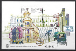 PORTUGAL - Macau 1995 - Senado Square - Souvenir Sheet - Hojas Bloque