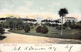 CPA Précurseur - ARGENTINE - Buenos Aires - Plaza De La Recoleta - Argentinien