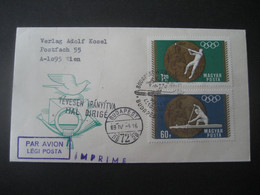 Ungarn 1969- Luftpost Mit MALEV Von Budapest Nach Tunis - Covers & Documents