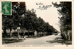 St étienne * Le Rond Point * Le Cours Fauriel * Tram Tramway - Saint Etienne