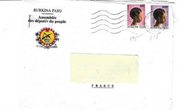 Burkina Faso -LETTRE  OUAGADOUGOU 5/10/1994 Pour FRANCE/N°827+895 THEMATIQUE - Burkina Faso (1984-...)