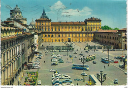 TORINO - Piazza Castello - Palazzo Reale - Palais Royal ( Obl.Mec. TORINO POSTE FERR. CORRISPS + Timbre 1964 ) - Palazzo Reale