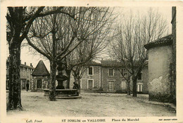 St Sorlin En Valloire * La Place Du Marché * La Fontaine - Other & Unclassified