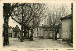 St Sorlin En Valloire * La Place Du Marché * La Fontaine - Andere & Zonder Classificatie