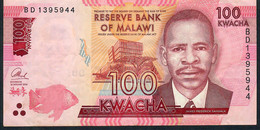 MALAWI P65b 100 KWACHA 2016 #BD   VF - Malawi