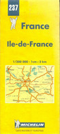 Carte Routière : Île-de-france N°237 De Cartes Regional Michelin (2001) - Mappe/Atlanti