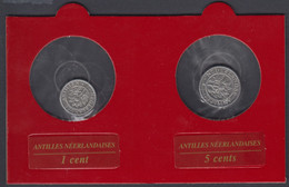 ANTX01 - ANTILLES NEERLANDAISE - SET DE 2 MONNAIES - 1 Cent 1999 Et 5 Cents 1997 - Netherland Antilles