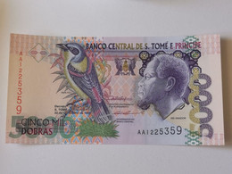 Billet, 5000 Dobras. S. Tomé E Principe. 1996 Unc. - Sao Tome And Principe