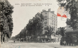 Malakoff - La Route De Châtillon - Prise De L’avenue Verdier - Malakoff