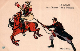 ILLUSTRATEUR MASS'BEUF  "Le Belge Ou " L'Anvers " De La Medaille"  / IP MARSEILLE - Mass'Boeuf