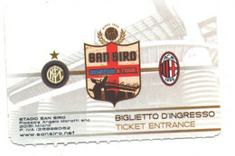 Italy,  Milano , San Siro Football Stadium, Soccer , Milan, Entrance & Museum Ticket , Used - Tickets - Vouchers