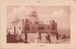 CPA - ALGERIE - ALGER - La Médersa - Carte Animée - Piéton - Femme Au Voile - Chien - Algiers