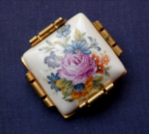 Broche Ancienne Porcelaine De Limoges - Altri & Non Classificati