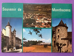 12    CPSM     Souvenir De MONTBAZENS    4 Vues       Bon état - Montbazens