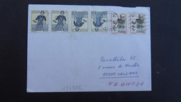 LETTRE Pour La FRANCE TP FLEURS 45 Gr Paire + WODNIK 5 GR X 2 Paire OBL.MEC.06 03 97 PIKA 2 + Annulation Stylo - Covers & Documents