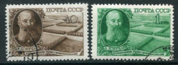 SOVIET UNION 1949 Dokuchaev, Soil Researcher Used.  Michel 1365-66 - Used Stamps