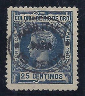 ESPAÑA/RIO DE ORO 1907 - Edifil #17 - MLH * RARO!... - Rio De Oro