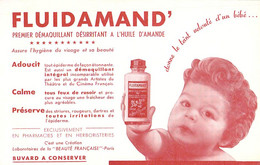 VIEUX PAPIERS BUVARD 13 X 21 CM FLUIDAMAND DEMAQUILLANT - Parfum & Cosmetica