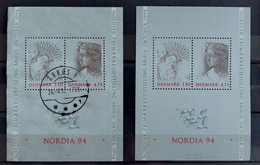 Danemark Block NORDIA (Michel Block 8); Used AND Mint - Blocchi & Foglietti