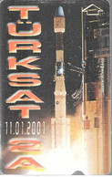 CARTE-MAGNETIQUE-60-TURQUIE-TURKSAT 2A-11/01/2001-BE - Türkei