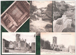 5 FIVE CINQUE CARTES DE SAINT HERBOT VOIR SCAN ..... (LOT 45) - Saint-Herbot