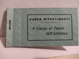 Italia Carnet 7 Biglietti D'ingresso LUNA PARK 1° Caccia Al Tesoro Dell'Adriatico PESCARA Agosto 1956. - Tickets - Vouchers
