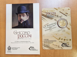 2€ Commémorative San Marin 2014 : Giacomo Puccini - San Marino