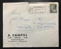 LUXEMBOURG,  « ECHTERNACH », Commercial Circulated Cover « ECHTERNACH Pour Vos Vacances », Special Postmark, 1966 - Covers & Documents