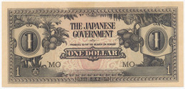 MALAYA - JAPANESE GOVERNMENT 1 DOLLAR Pick-M5c Breadfruit Tree 1942 UNC - Malaysia