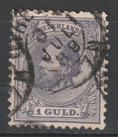 Niederlande 28 - 1 Gulden Willem III. 1872 - Usati