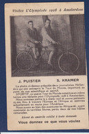 CPA Cirque Globe Trotter Circus Cirk Non Circulé Vélo Cycle Puister Kramer Jeux Olympiques Amsterdam 1928 - Cirque