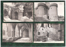 4 QUATRE FOUR POSTCARDS OF Villeneuve-lès-Avignon (Gard) - Villeneuve-lès-Avignon