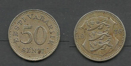 Estland Estonia Estonie 50 Senti Coin 1936 - Estonie