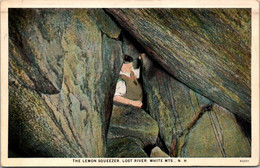 New Hampshire White Mountains Lost River The Lemon Squeezer 1939 Curteich - White Mountains