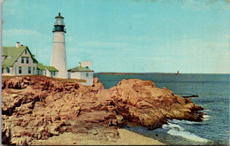 Maine Portland Casco Bay Portland Head Lighthouse 1954 - Portland