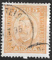 Angra – 1892 King Carlos 5 Réis Used Stamp - Angra