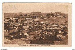 ASMARA:  PANORAMA  DEL  PAESE  INDIGENO  -  F.LLO  TOLTO  -  PER  L' ITALIA  -  FP - Eritrea