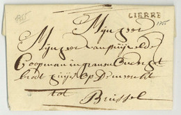 LIERRE Lier 1755 Pour Bruxelles - 1714-1794 (Oostenrijkse Nederlanden)