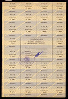 UKRAINE RUBLE CONTROL COUPON POLTAVA 100 KARBOVANTSIV NOVEMBER (1991) STAMP Unc - Ukraine