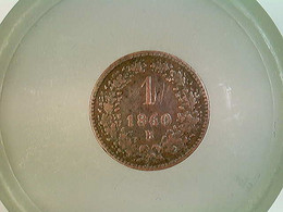 Münze, 1 Kreuzer, 1860 B, Scheidemünze, Österreich - Numismática