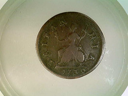 Münze, 1 Farthing, Britannia 1739, Georgius II. Rex - Numismatik