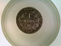 Münze, 1 Reichsmark, 1875 A, Kl. Adler - Numismatik