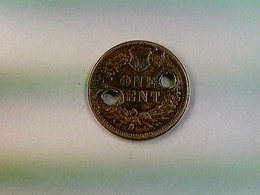 Münze, One Cent, 1860, United States Of America, Indianerkopf - Numismatik