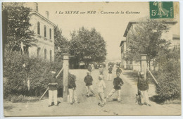 La Seyne- Caserne Gatonne ** Belle Cpa Animée De 1907 ** TBé - Numéro 1 - La Seyne-sur-Mer