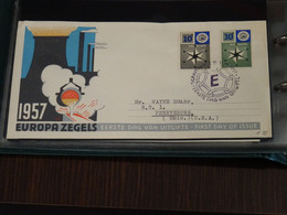 Netherlands 1957 Europa FDC VF - 1957