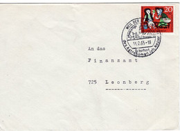 53558 - Bund - 1963 - 20Pfg Schneewittchen EF A Bf WEIL DER STADT -> Leonberg - Verhalen, Fabels En Legenden