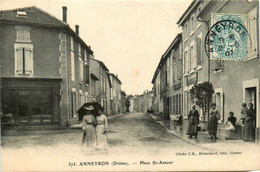 Anneyron * La Place St Amour * Commerces Magasins * Villageois - Andere & Zonder Classificatie